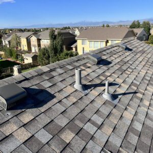 Severance roofing company replacing asphalt shingle roof
