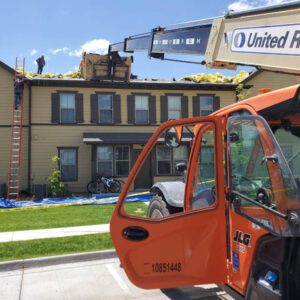 Roof replacement on multifamily community
