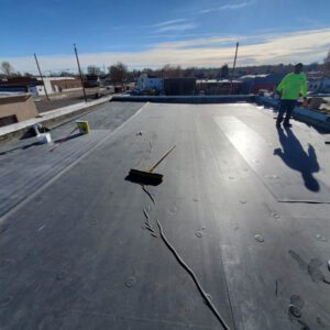 Custom Exteriors installs and inspects flat roofs throughout Colorado