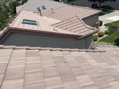 Synthetic roof replacement in Colorado