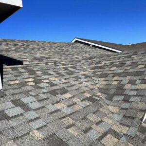 Residential roof replacement by Cheyenne roofing company, Custom Exteriors