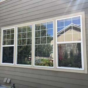 Vinyl window replacements installed by Custom Exteriors