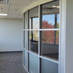 Commercial window installation