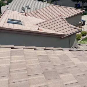 Synthetic roof replacement by Evergreen roofing company