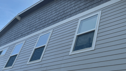 Double hung windows installed by Custom Exteriors