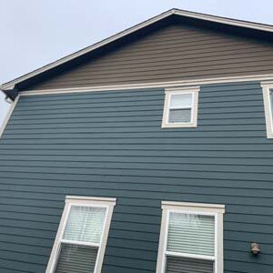 Exterior painting by Custom Exteriors