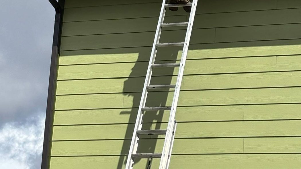 Siding replacement and maintenance by Custom Exteriors, a local exterior maintenance company