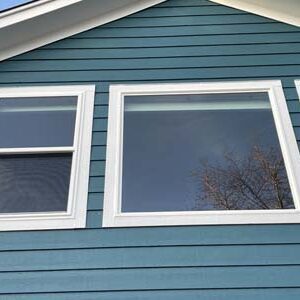 Window installation by Brush window company, Custom Exteriors