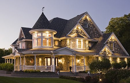 Exterior lighting is a valuable exterior upgrade