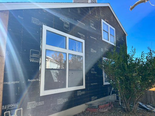 Cheyenne window and siding replacement company vinyl window and LP Smartside replacement