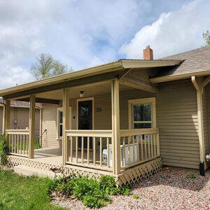 Exterior painting and siding by Fort Collins roofing contactor, Custom Exteriors