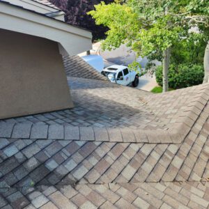 Roof replacement by Custom Exteriors, a Fort Morgan roofing company