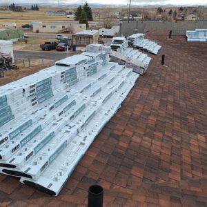 Multi family roof replacement by Custom Exteriors, a commercial roofer in Colorado