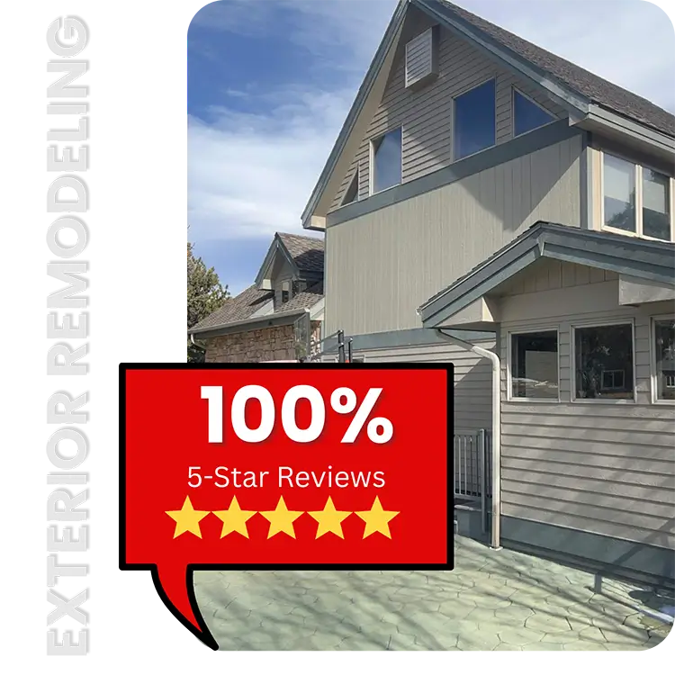 A property inspected by Custom Exteriors and a representation of our excellent local reputation
