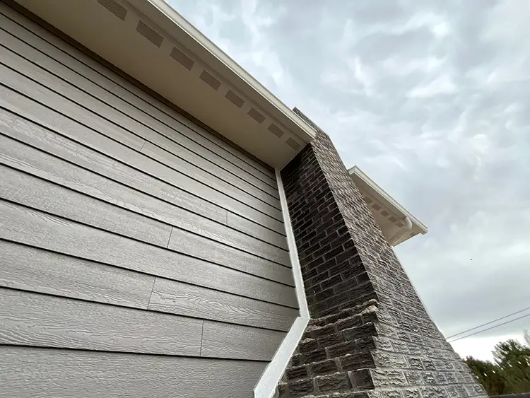 A home painted by Custom Exteriors in Fort Morgan.