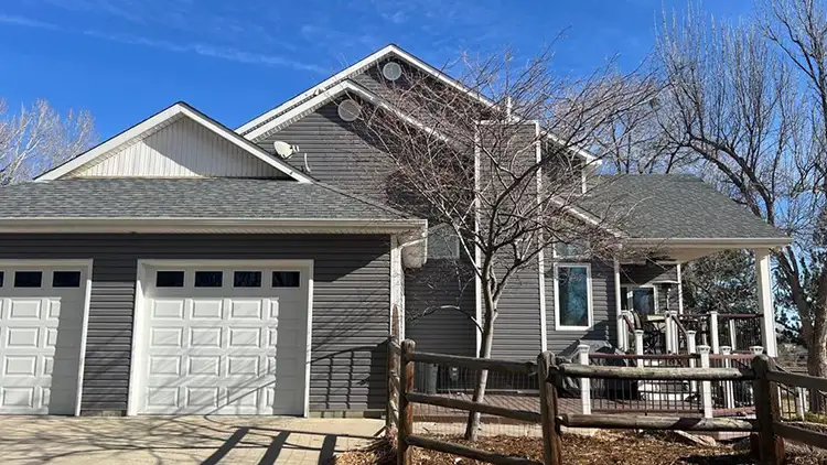 This Fort Collins home upon completion of an exterior remodel by Custom Exteriors.