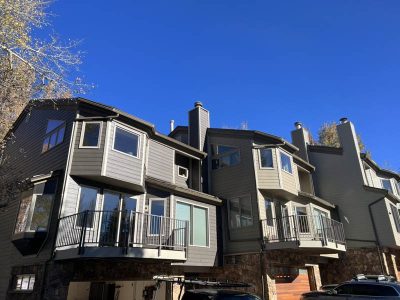 condo association siding and window replacement by Custom Exteriors as part of their multi-family services