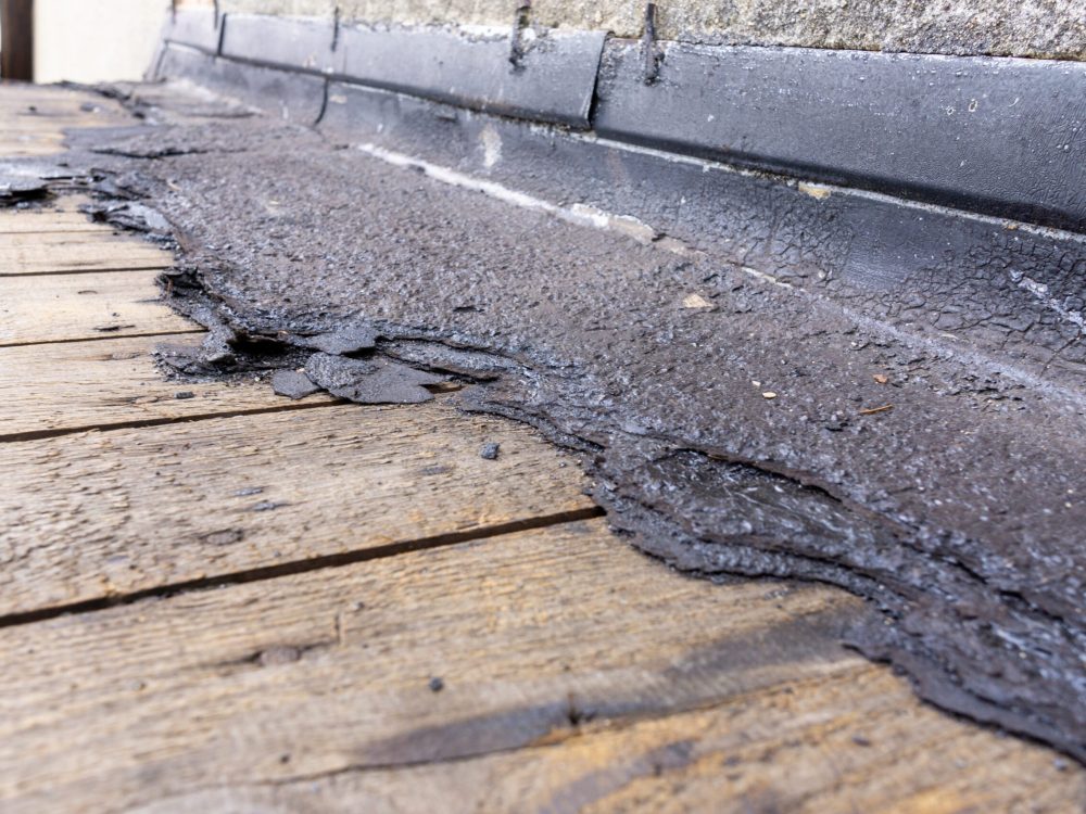 Spaced roof Decking replacement