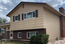 Windows on one of Custom Exteriors customers homes in Colorado Springs.