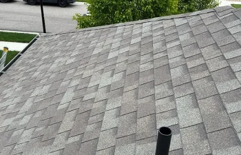 Photo taken during a residential roof inspection in Greeley by the residential roofing team at Custom Exteriors
