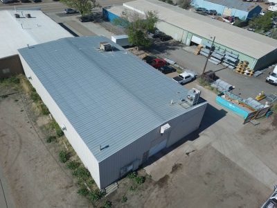 Commercial metal roof replacement