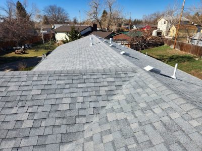 Asphalt roof replacement in Colorado by Custom Exteriors